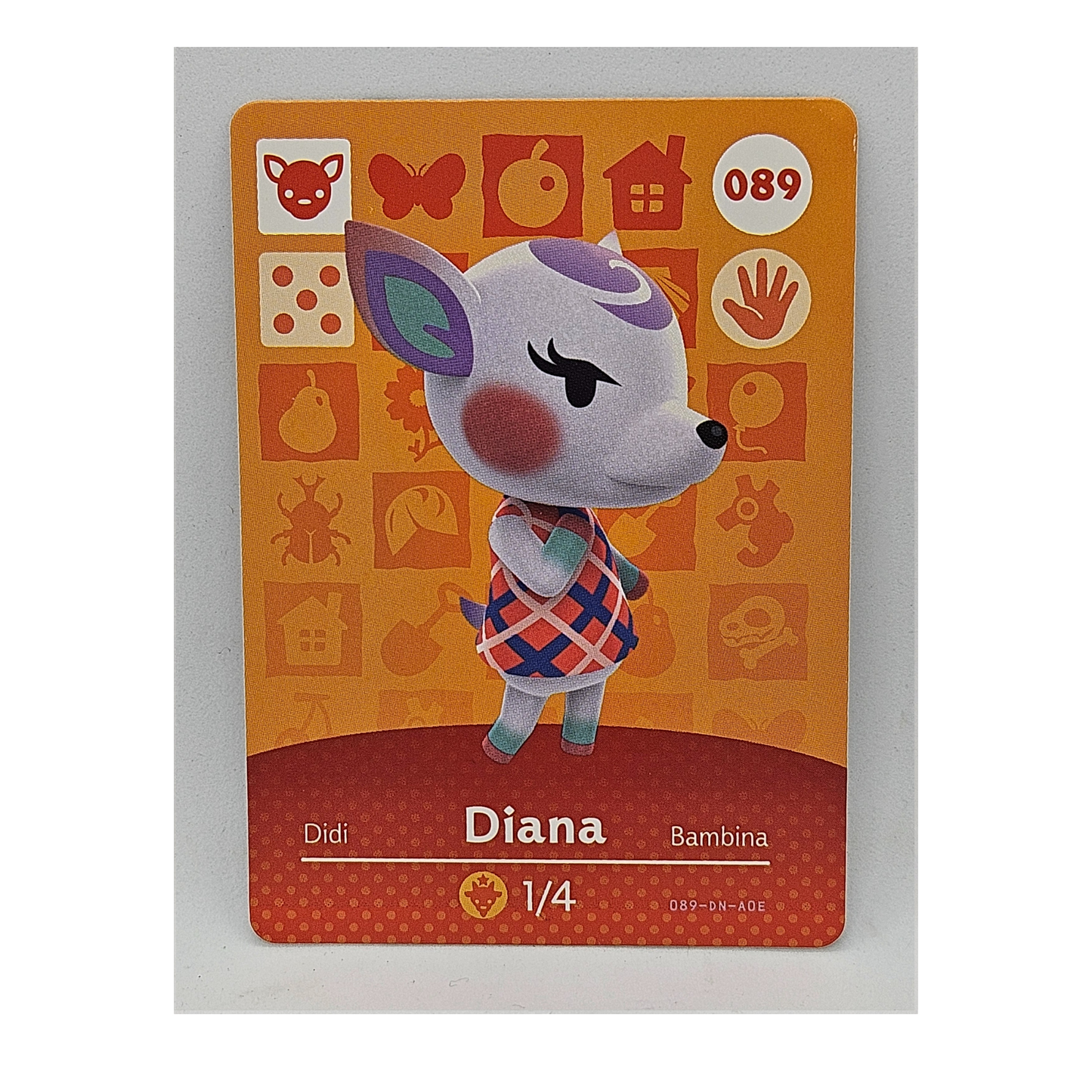 089 Diana Animal Crossing Amiibo Card Series 1