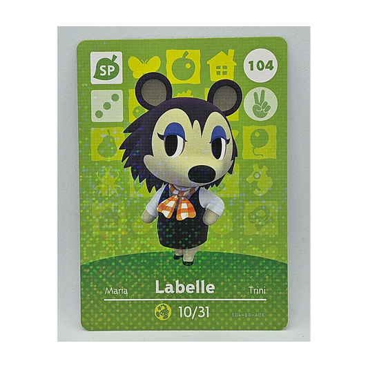 104 Labelle Animal Crossing Amiibo Card Series 2