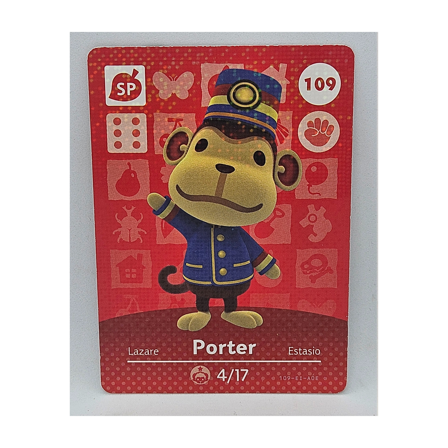 109 Porter  Animal Crossing Amiibo Card Series 2