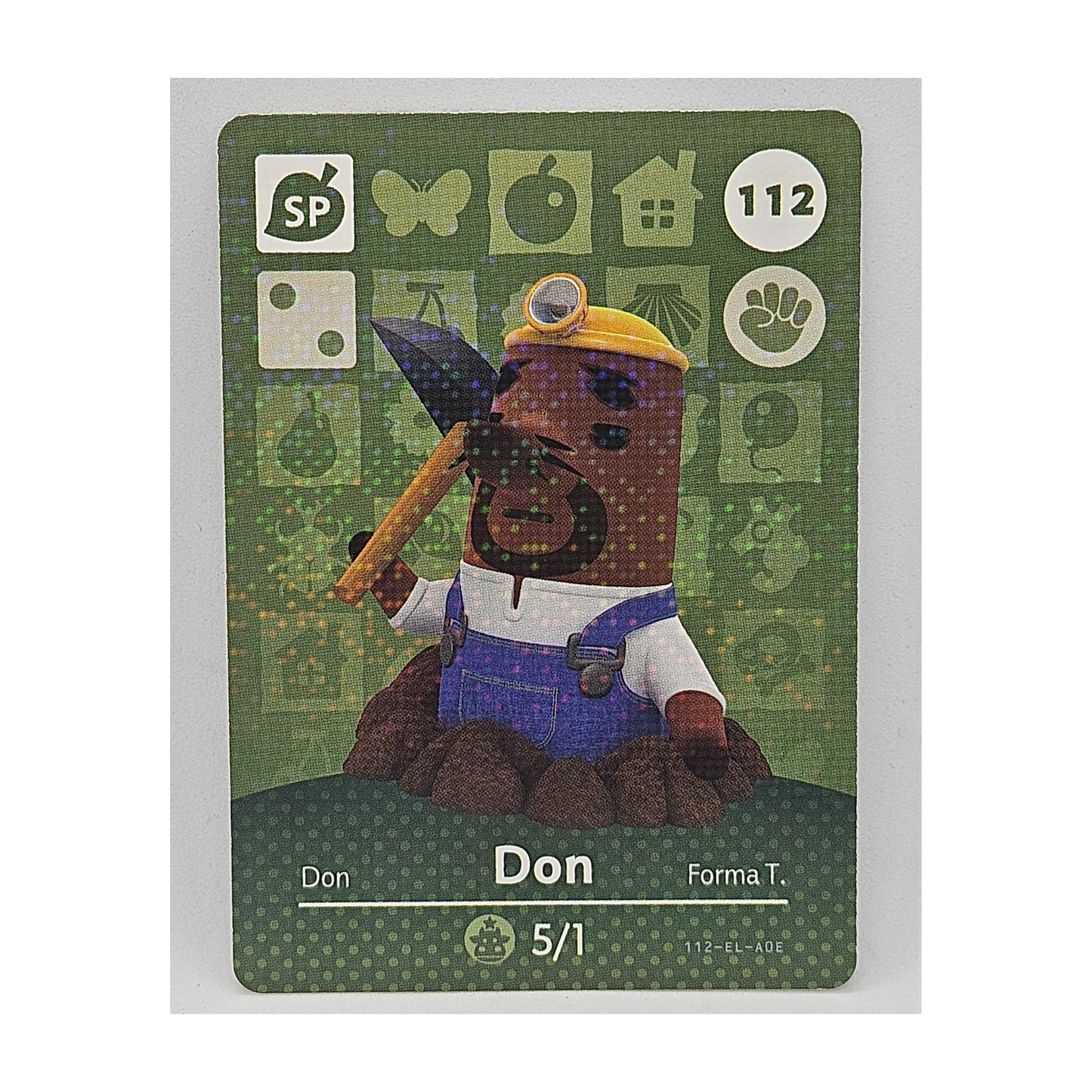 112 Don Animal Crossing Amiibo Card Series 2