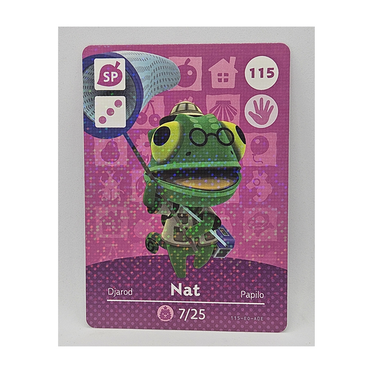 115 Nat Animal Crossing Amiibo Card Series 2