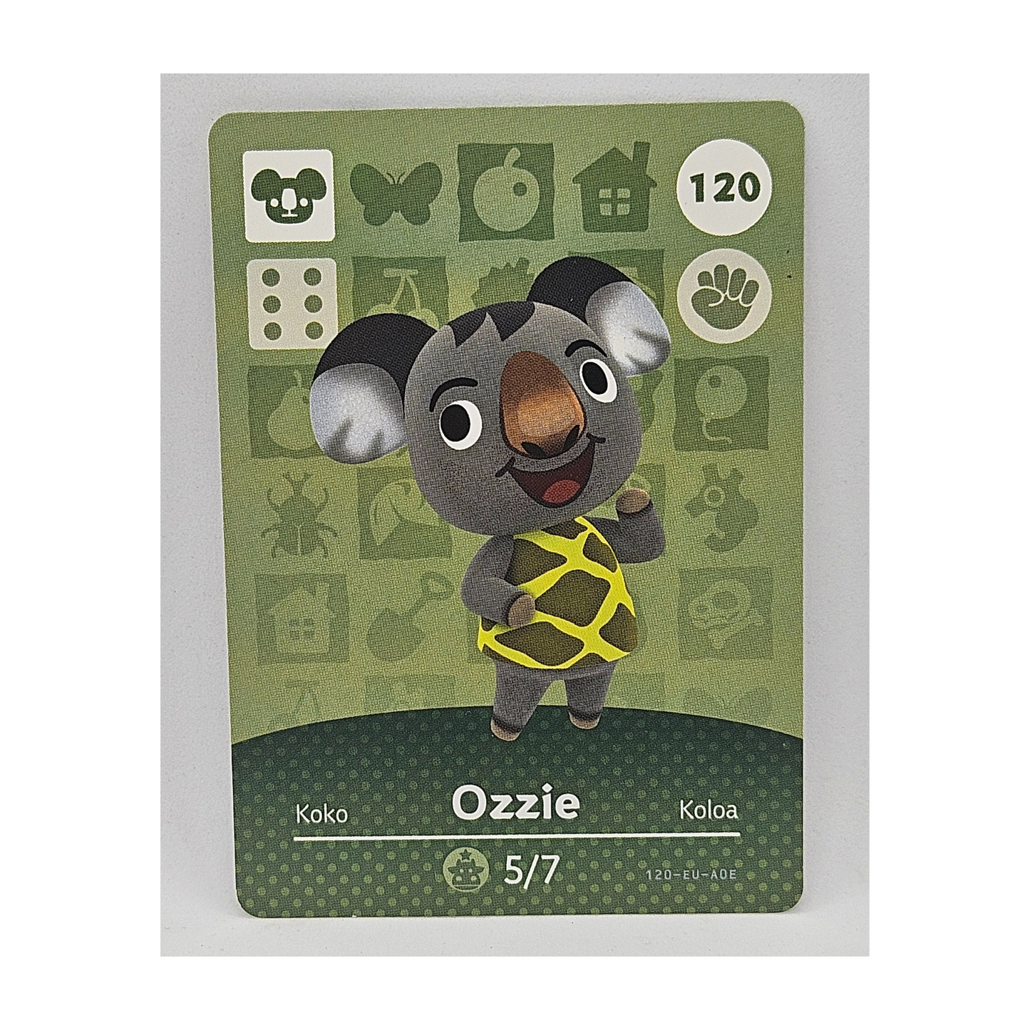 120 Ozzie Animal Crossing Amiibo Card Series 2