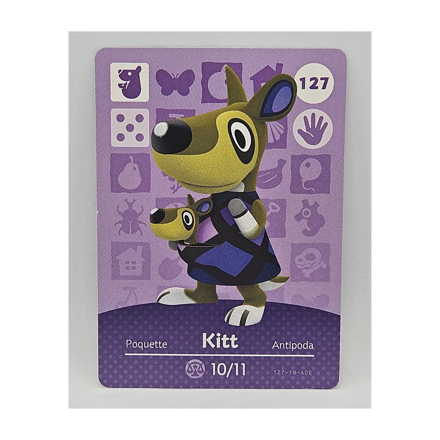 127 Kitt Animal Crossing Amiibo Card Series 2