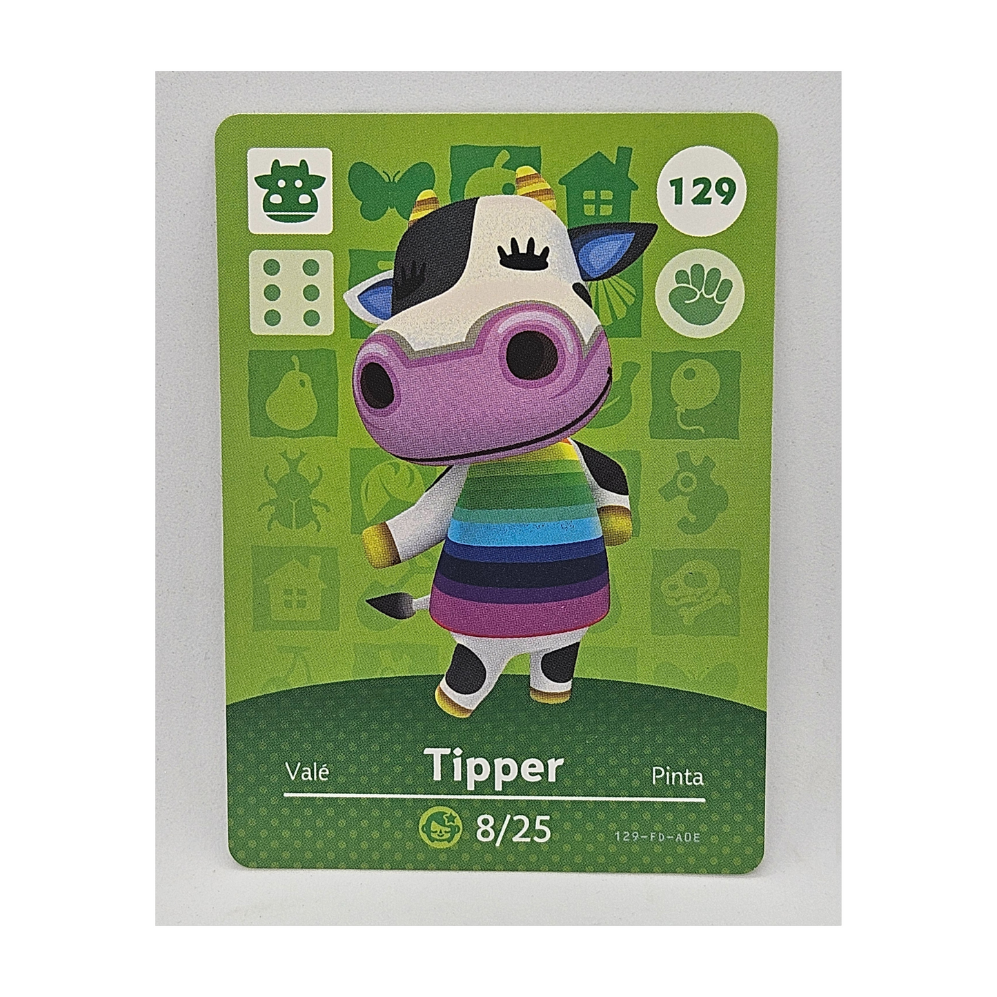 129 Tipper Animal Crossing Amiibo Card Series 2