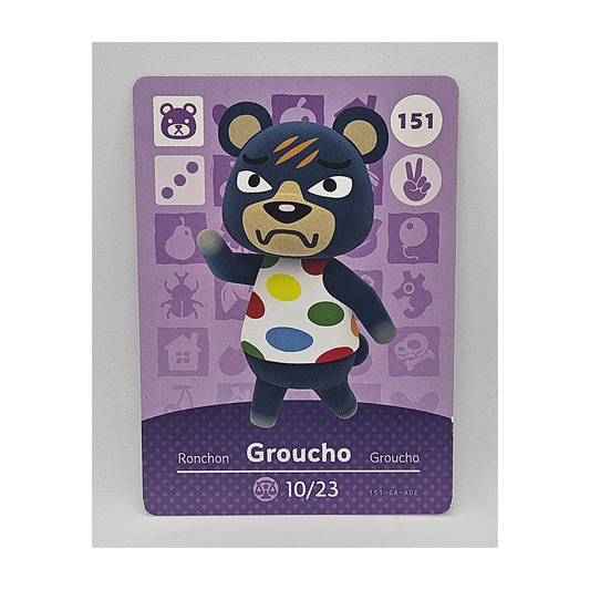 151 Groucho Animal Crossing Amiibo Card Series 2