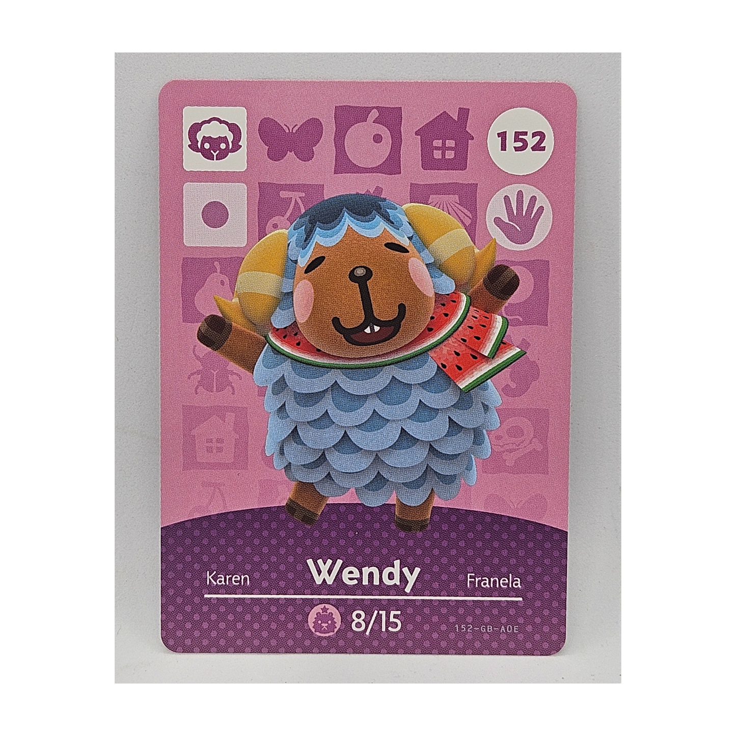 152 Wendy Animal Crossing Amiibo Card Series 2