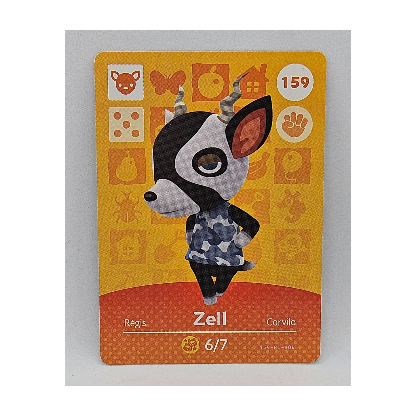 159 Zell Animal Crossing Amiibo Card Series 2