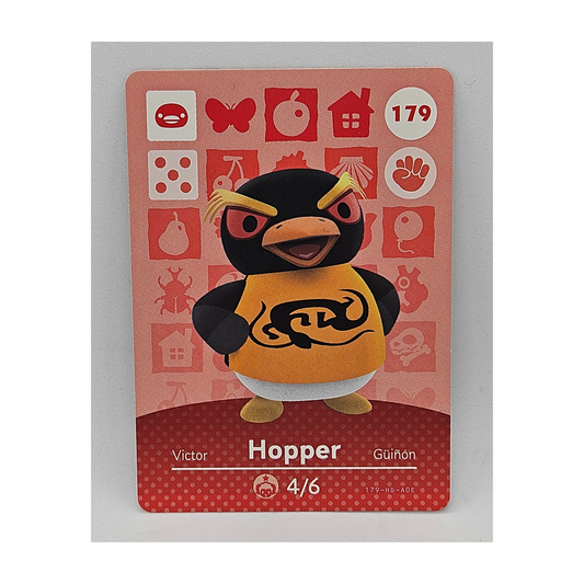 179 Hopper Animal Crossing Amiibo Card Series 2