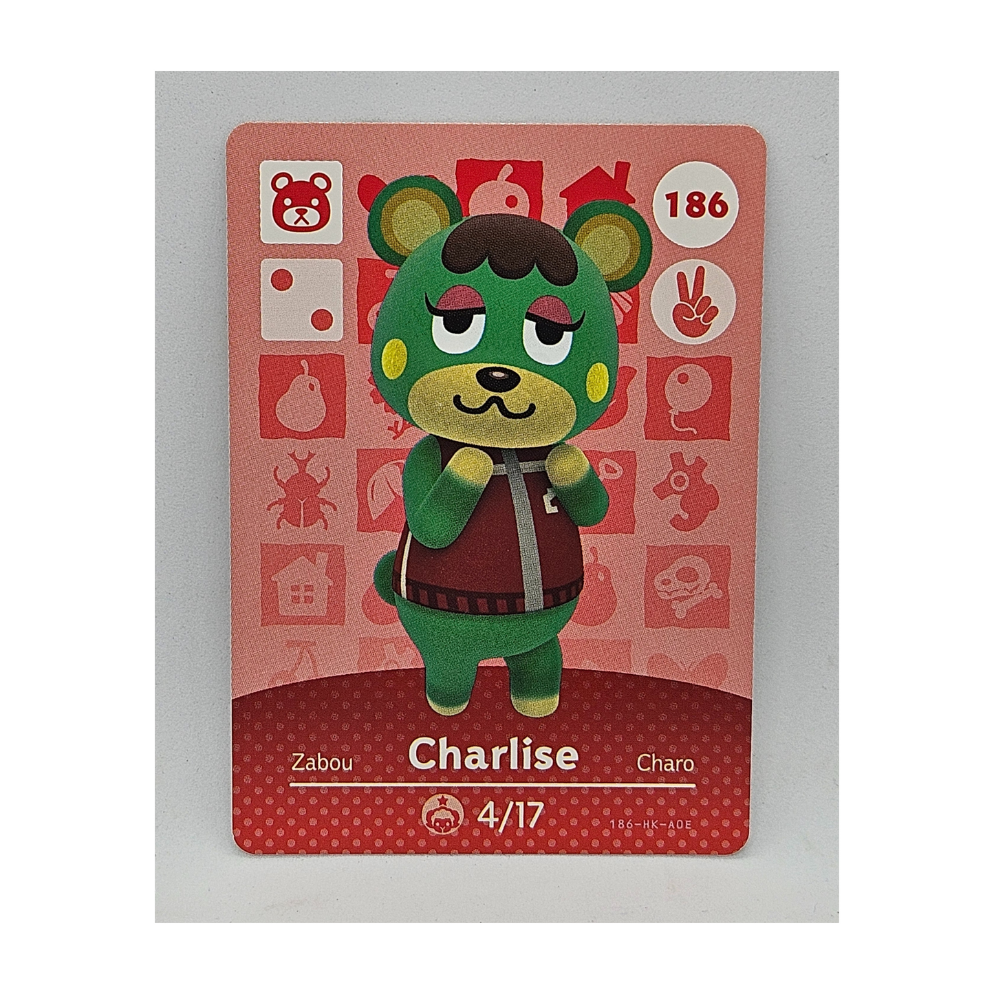 186 Charlise Animal Crossing Amiibo Card Series 2