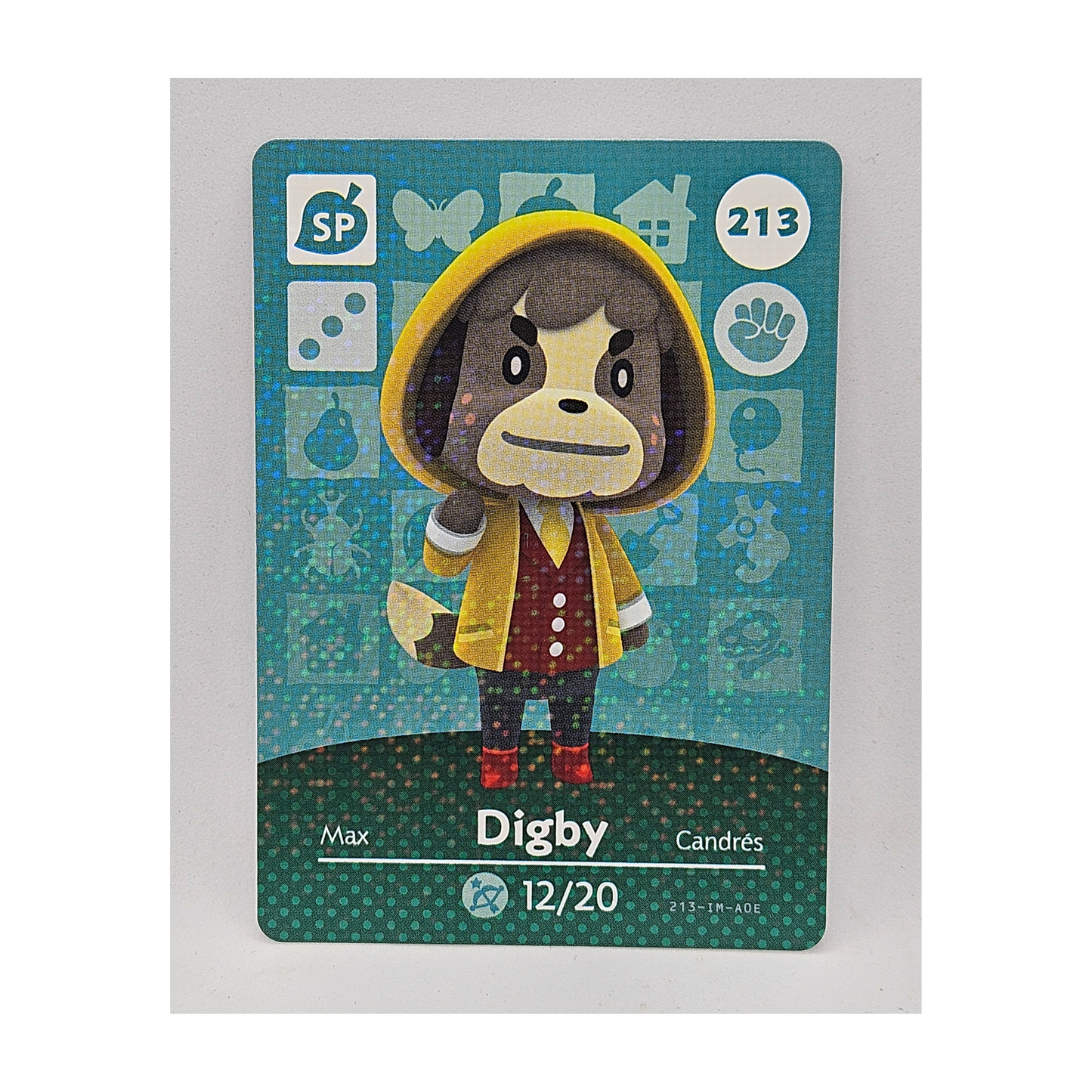 213 Digby Animal Crossing Amiibo Card Series 3