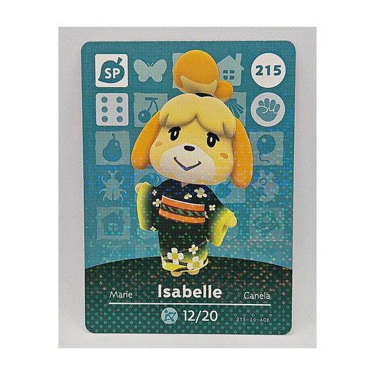 215 Isabelle Animal Crossing Amiibo Card Series 3