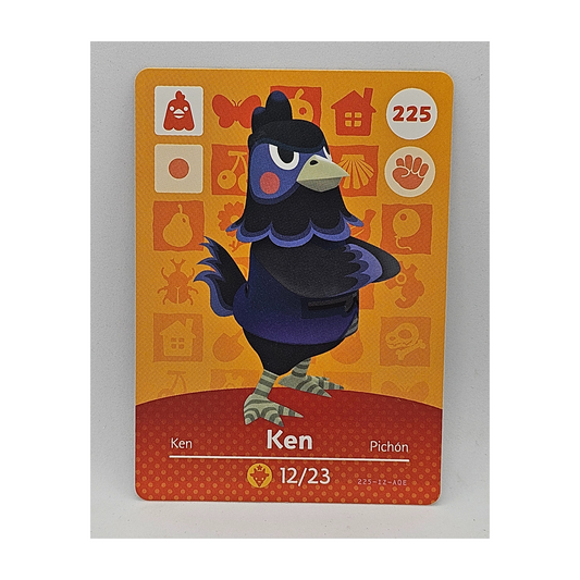 225 Ken Animal Crossing Amiibo Card Series 3