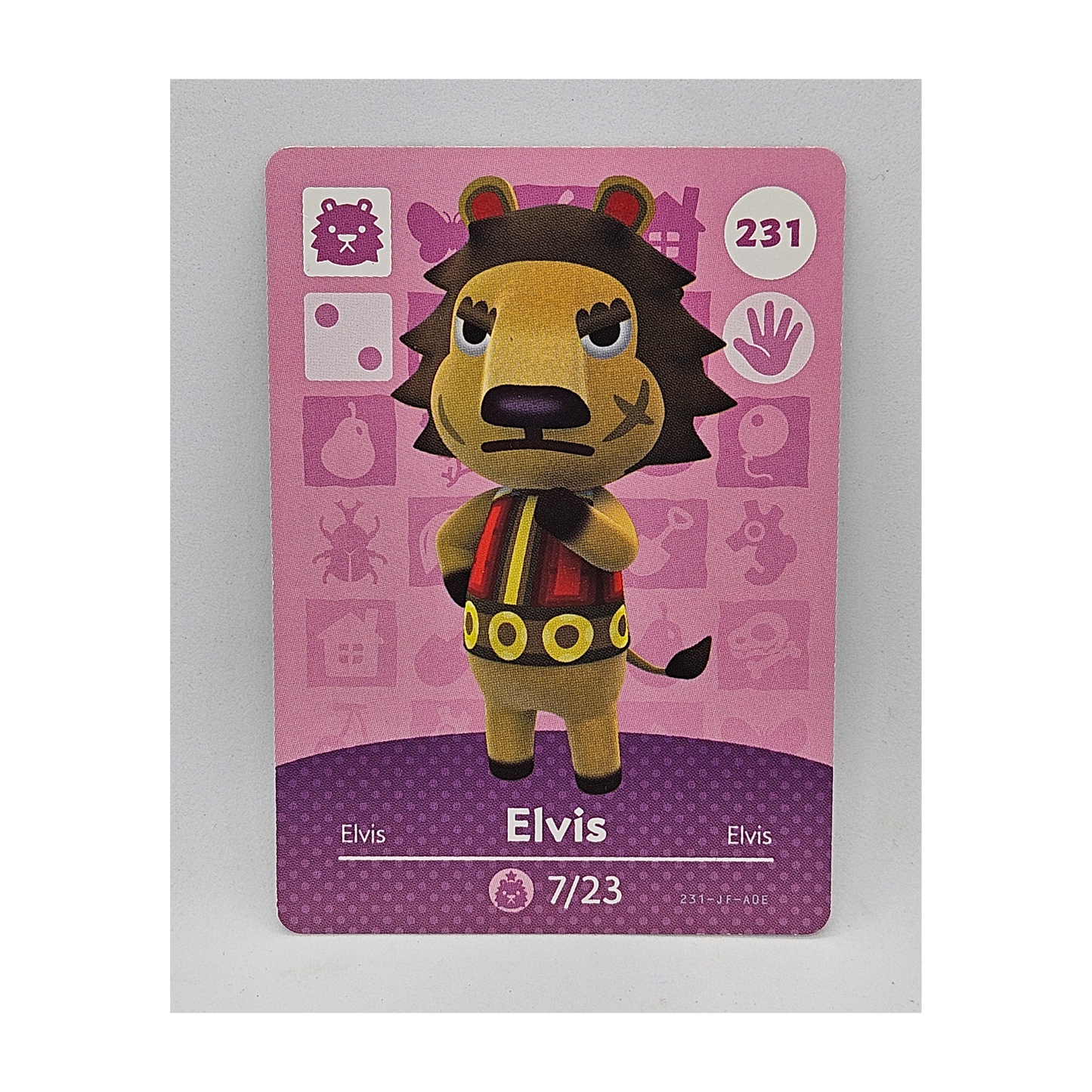 231 Elvis Animal Crossing Amiibo Card Series 3