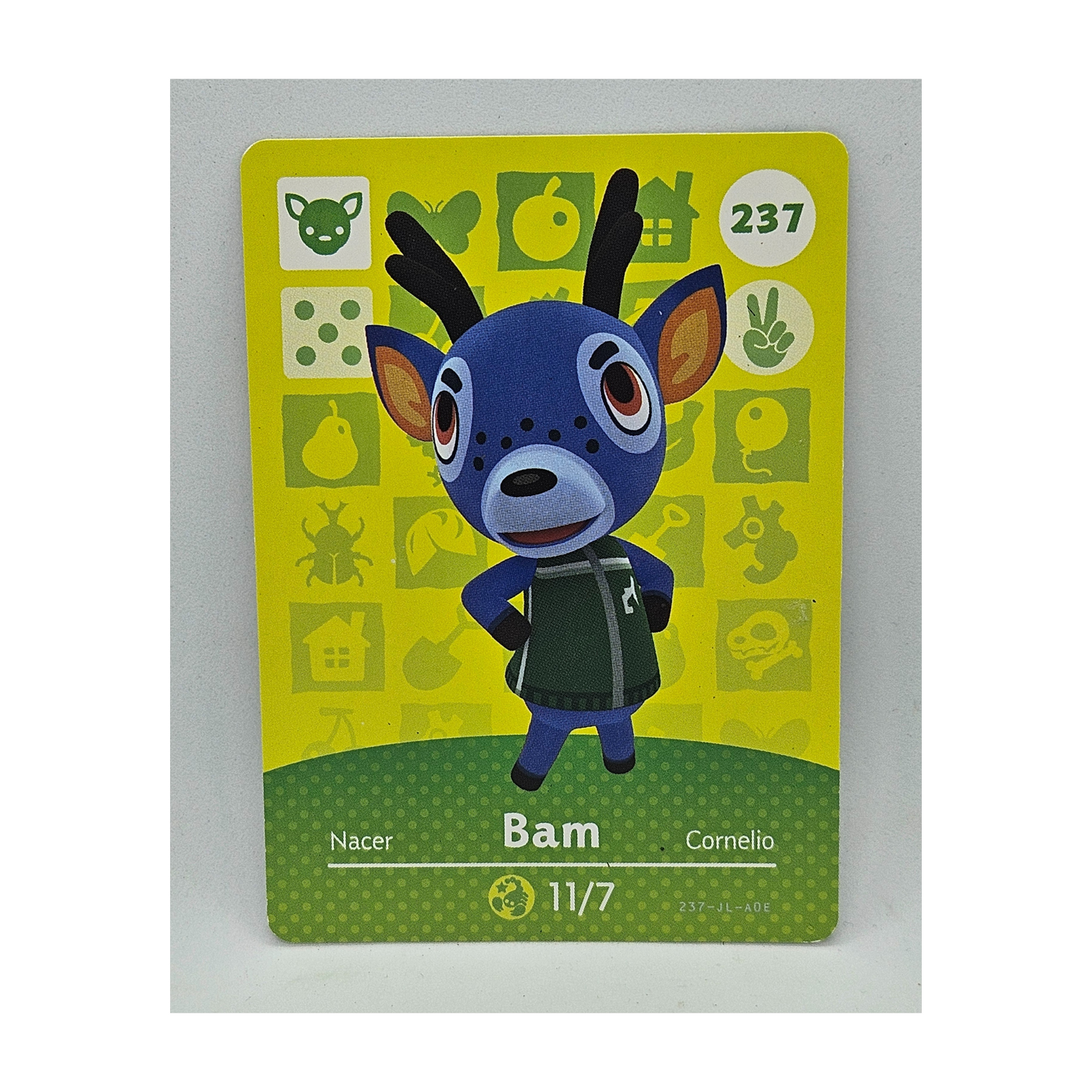 237 Bam Animal Crossing Amiibo Card Series 3