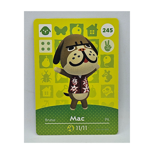 245 Mac Animal Crossing Amiibo Card Series 3