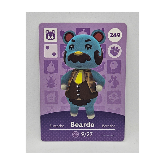 249 Beardo Animal Crossing Amiibo Card Series 3