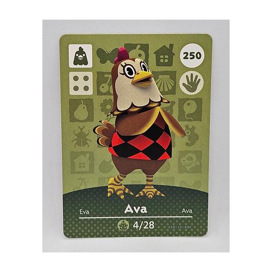 250 Ava Animal Crossing Amiibo Card Series 3