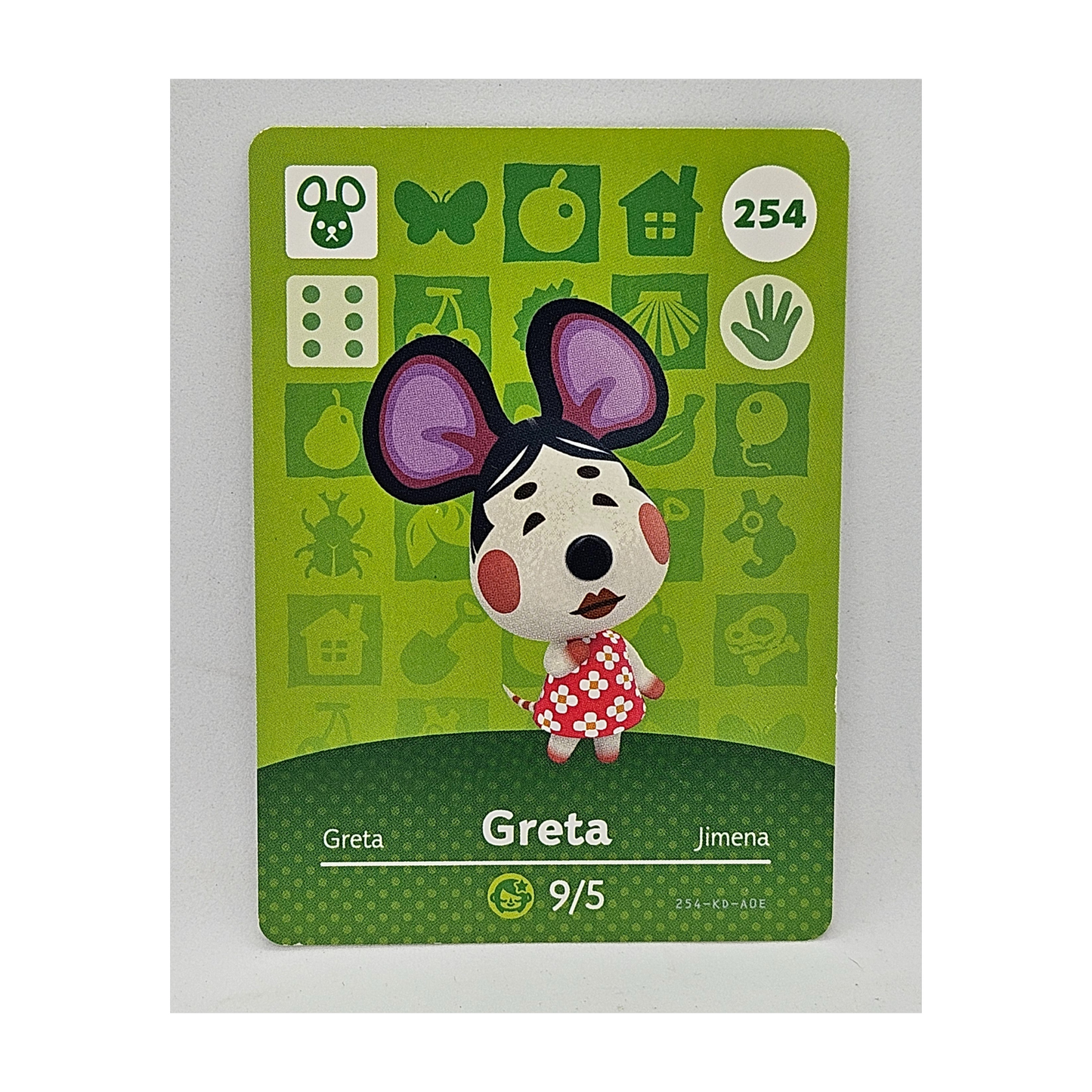 254 Greta Animal Crossing Amiibo Card Series 3