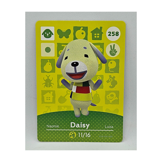 258 Daisy Animal Crossing Amiibo Card Series 3