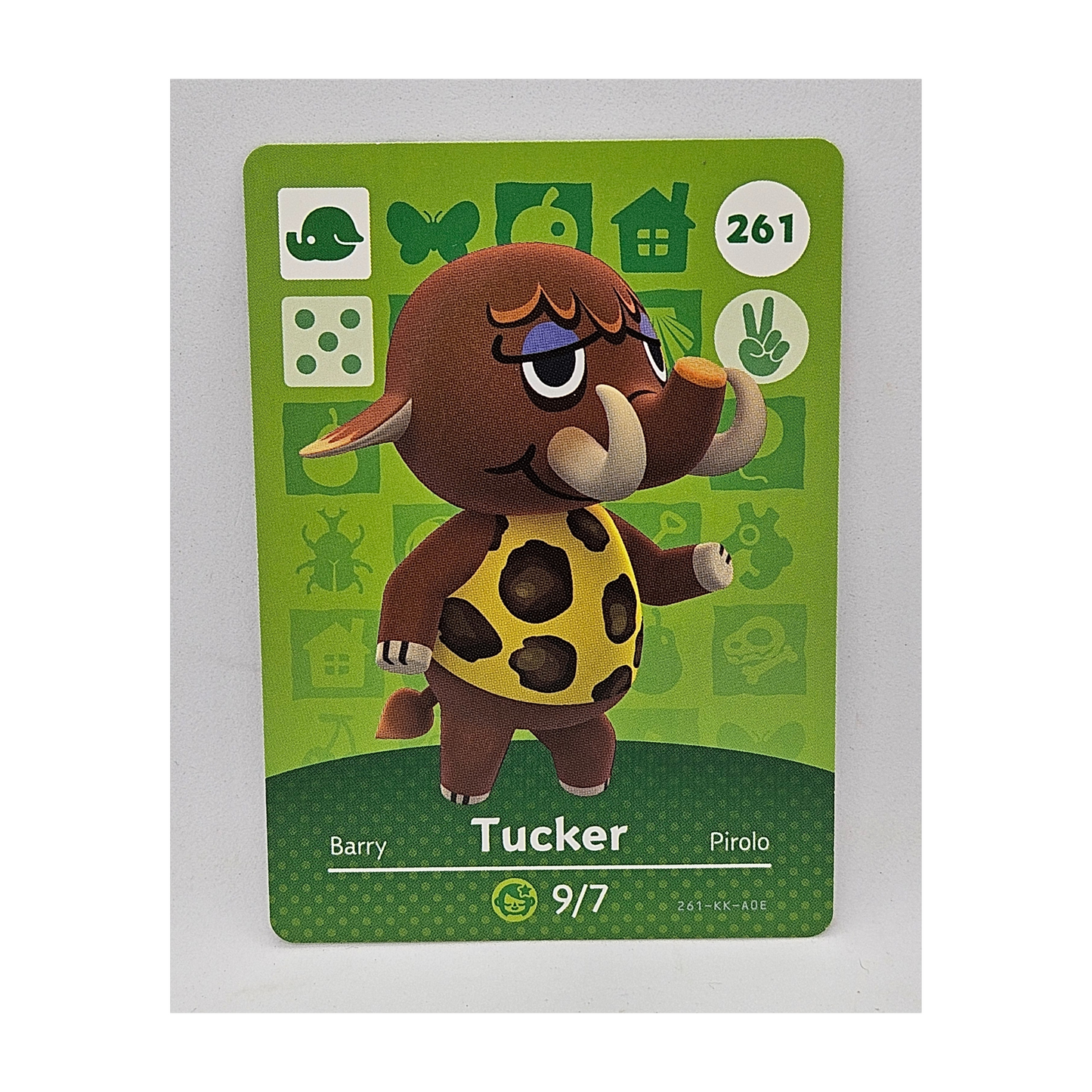 261 Tucker Animal Crossing Amiibo Card Series 3