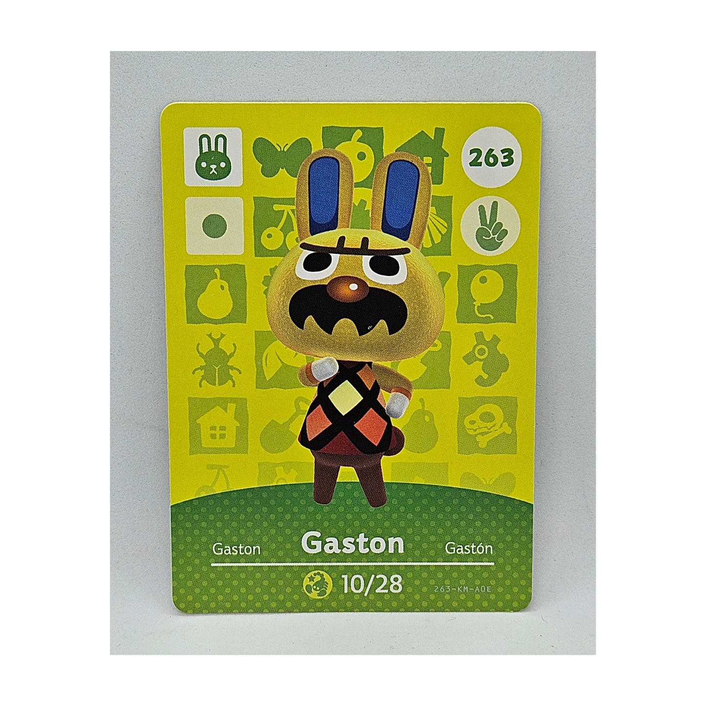 263 Gaston Animal Crossing Amiibo Card Series 3