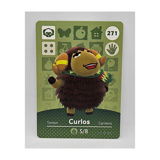 271 Curlos Animal Crossing Amiibo Card Series 3