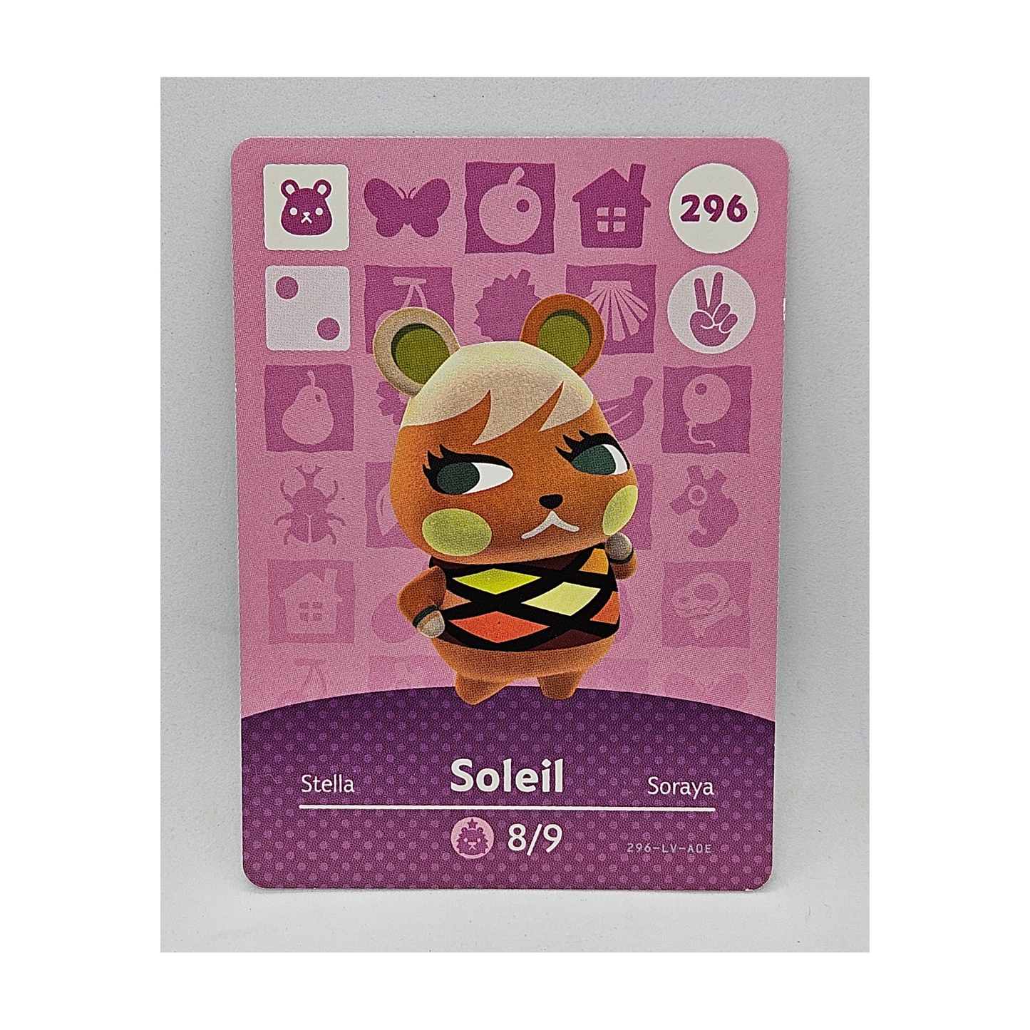 296 Soleil Animal Crossing Amiibo Card Series 3