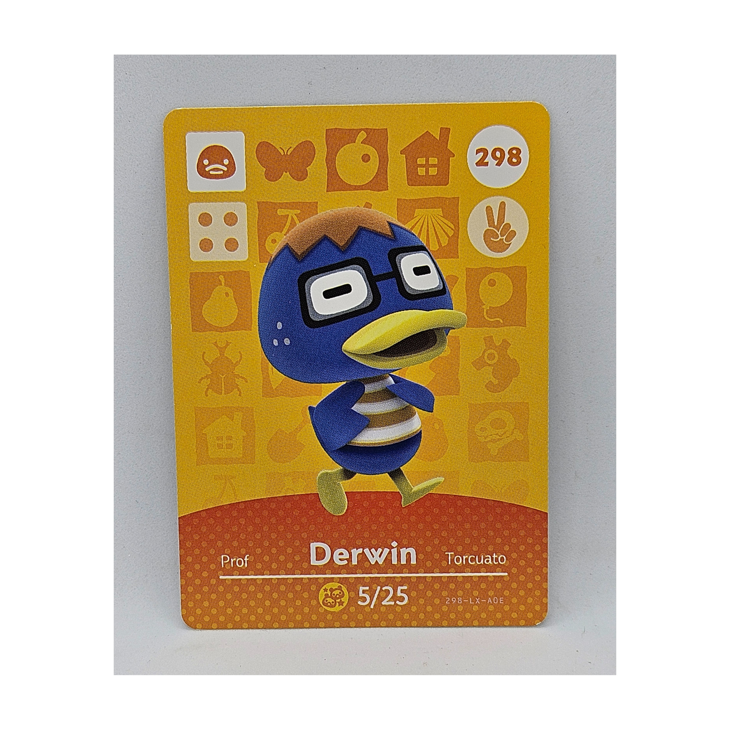 298 Derwin Animal Crossing Amiibo Card Series 3