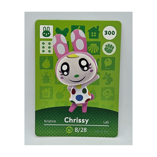 300 Chrissy Animal Crossing Amiibo Cards Series 3