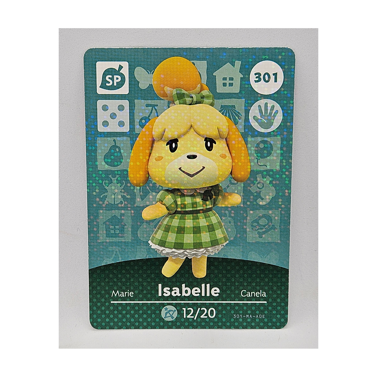 301 Isabelle Animal Crossing Amiibo Card Series 4