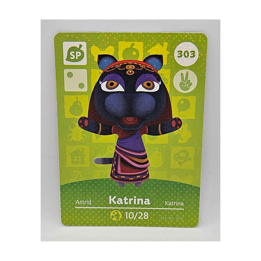 303 Katrina Animal Crossing Amiibo Card Series 4