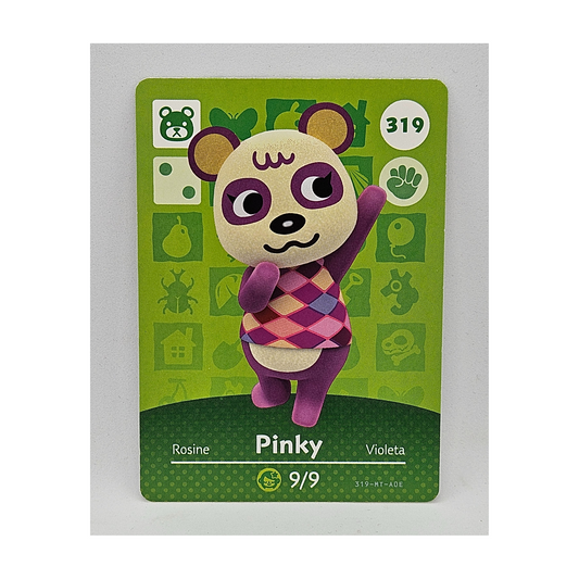 319 Pinky Animal Crossing Amiibo Card Series 4