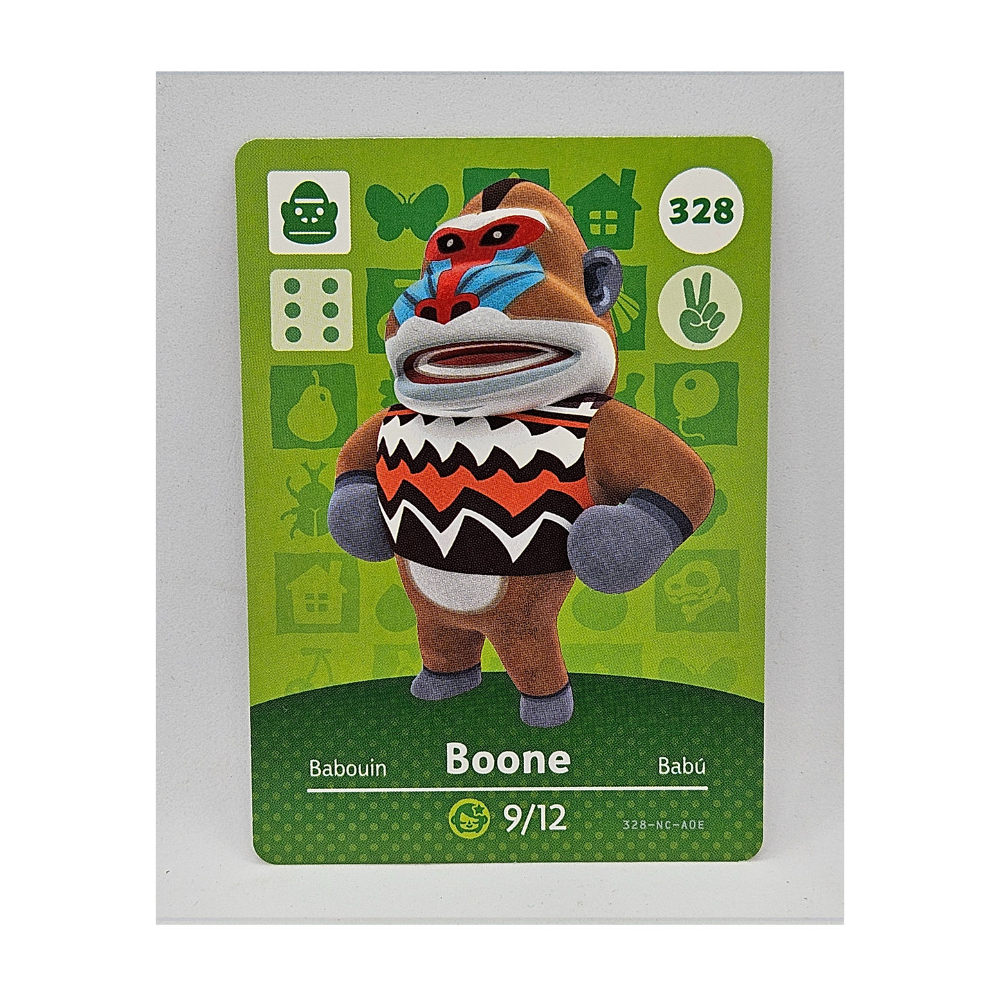 328 Boone Animal Crossing Amiibo Card Series 4