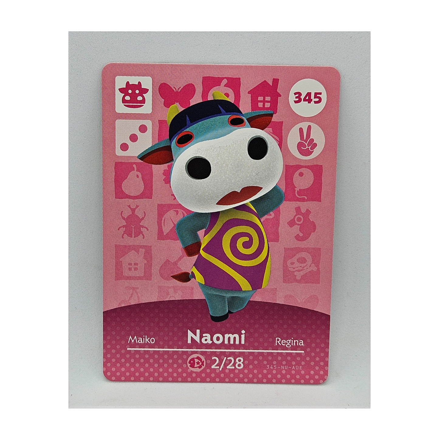 345 Naomi Animal Crossing Amiibo Card Series 4