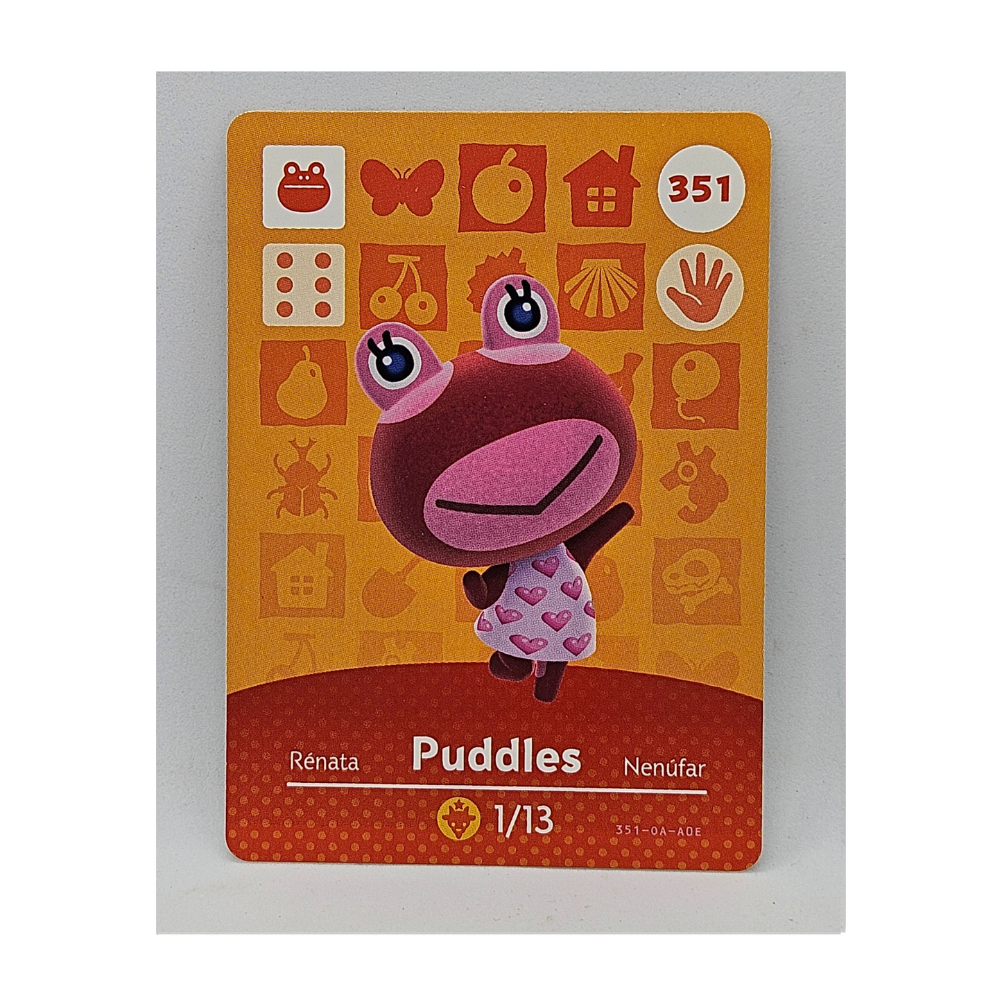 351 Puddles Animal Crossing Amiibo Card Series 4