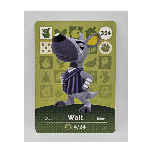 354 Walt Animal Crossing Amiibo Card Series 4