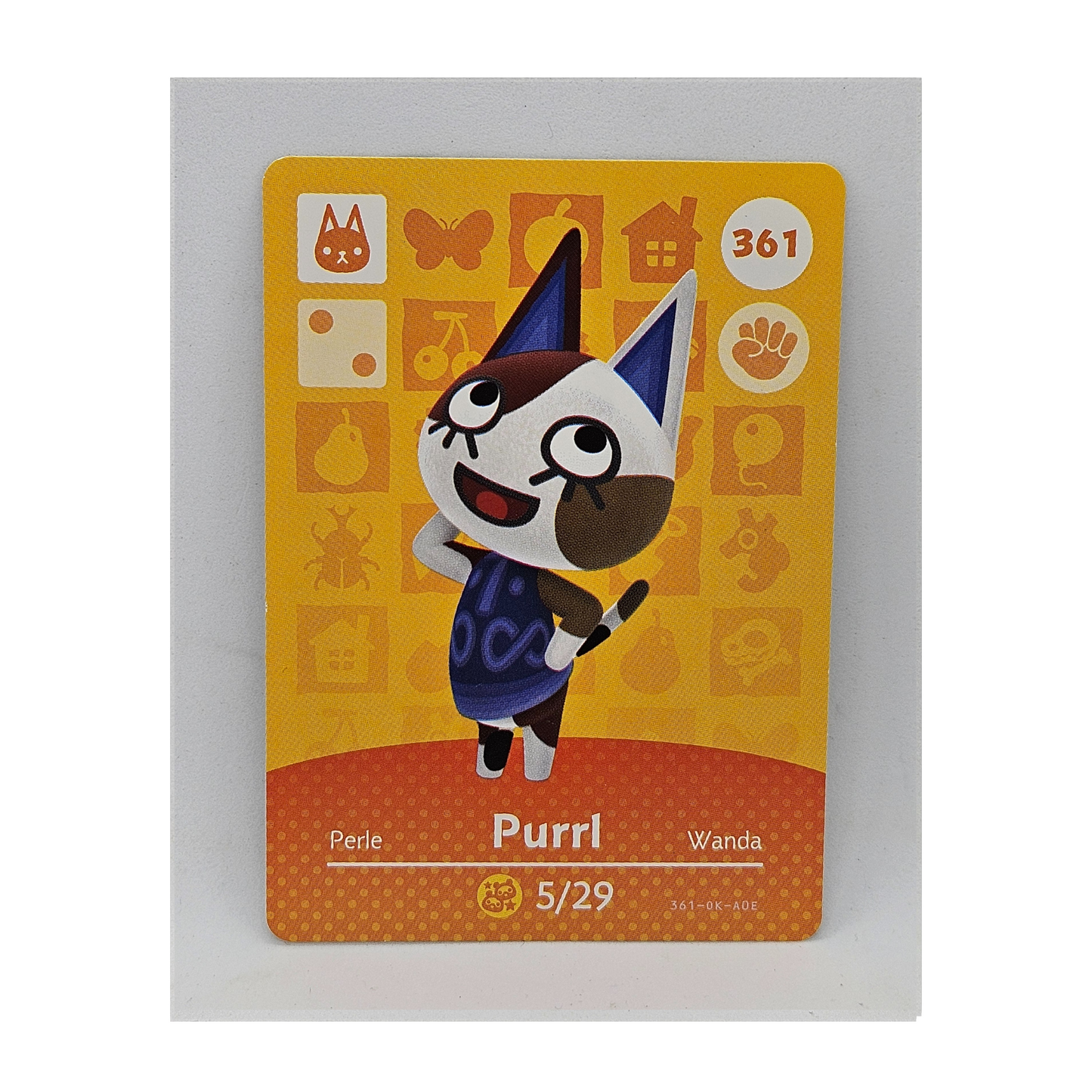 361 Purrl Animal Crossing Amiibo Card Series 4