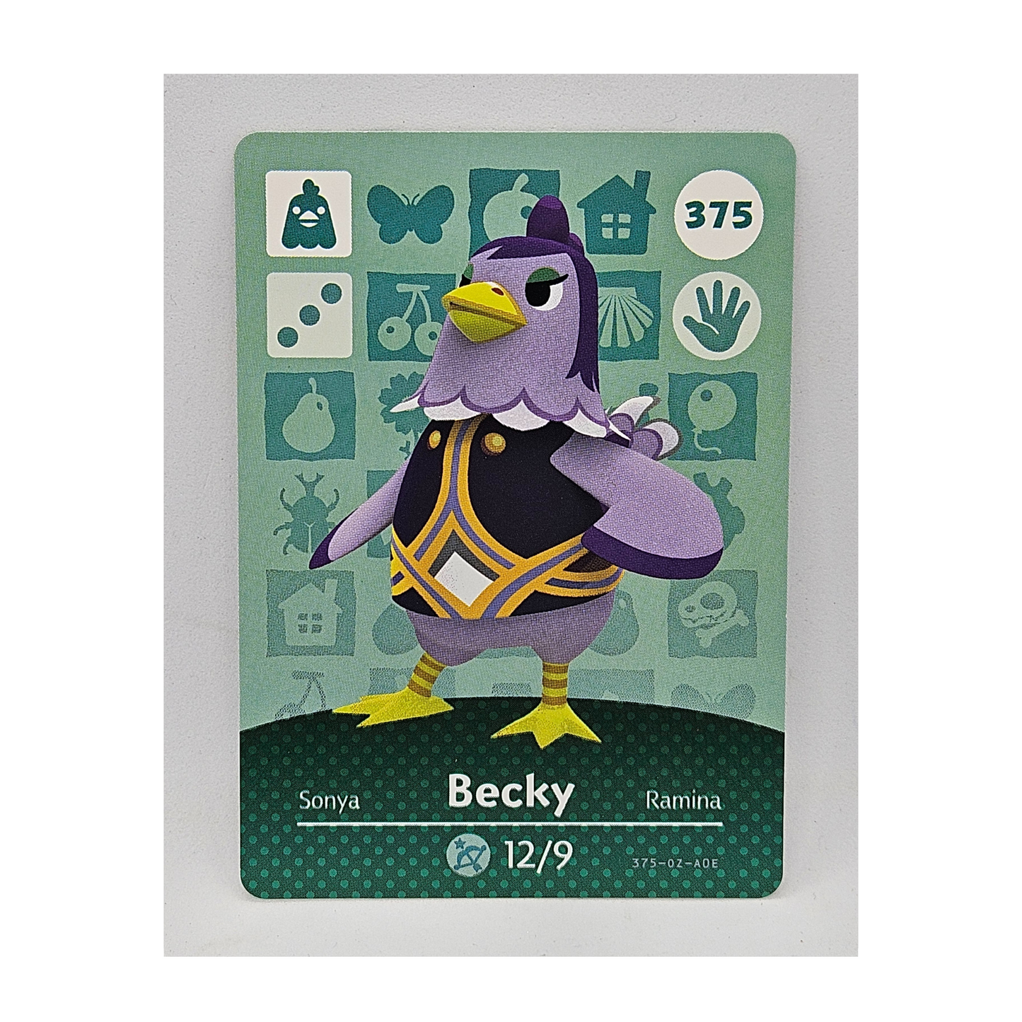 375 Becky Animal Crossing Amiibo Card Series 4