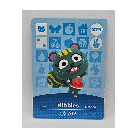 379 Nibbles Animal Crossing Amiibo Card Series 4