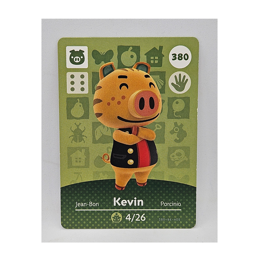 380 Kevin Animal Crossing Amiibo Card Series 4