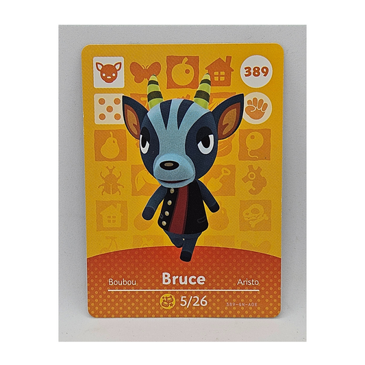 389 Bruce Animal Crossing Amiibo Card Series 4