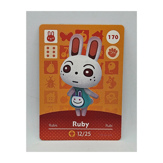 170 Ruby Animal Crossing Amiibo Cards Series 2