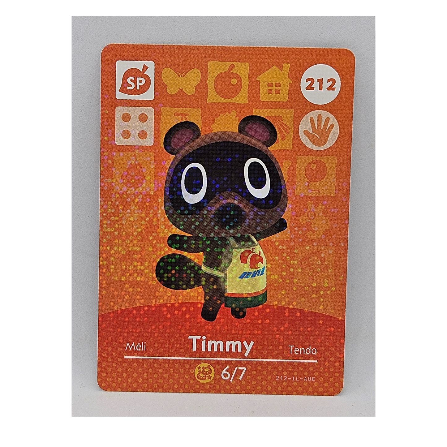 212 Timmy Animal Crossing Amiibo Cards Series 3