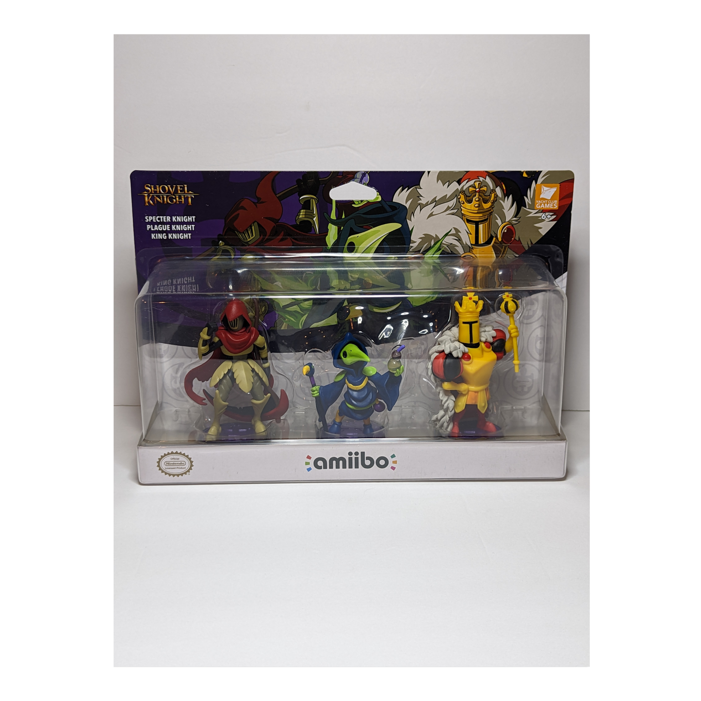 Amiibo Shovel Knight Series 3 pack - King Knight, Specter Knight, Plague Knight (Sealed)