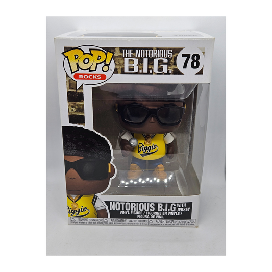 Funko Rocks 78 Notorious B.I.G With Jersey