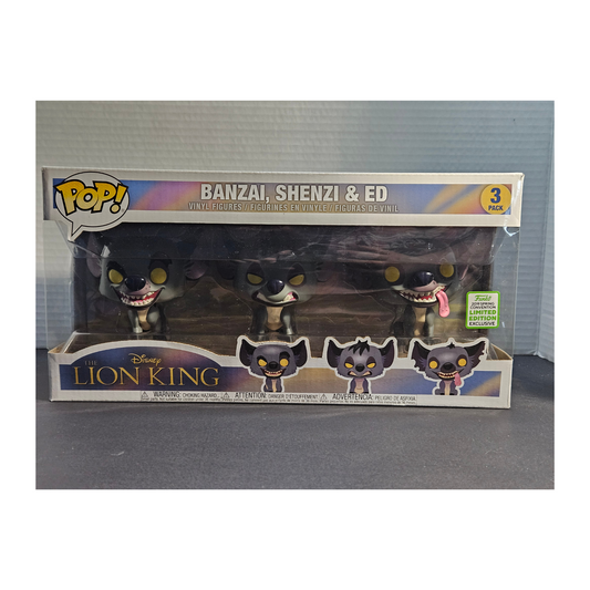 Funko Disney 3 Pack Banzai, Shenzi & Ed (2019 Spring Convention)