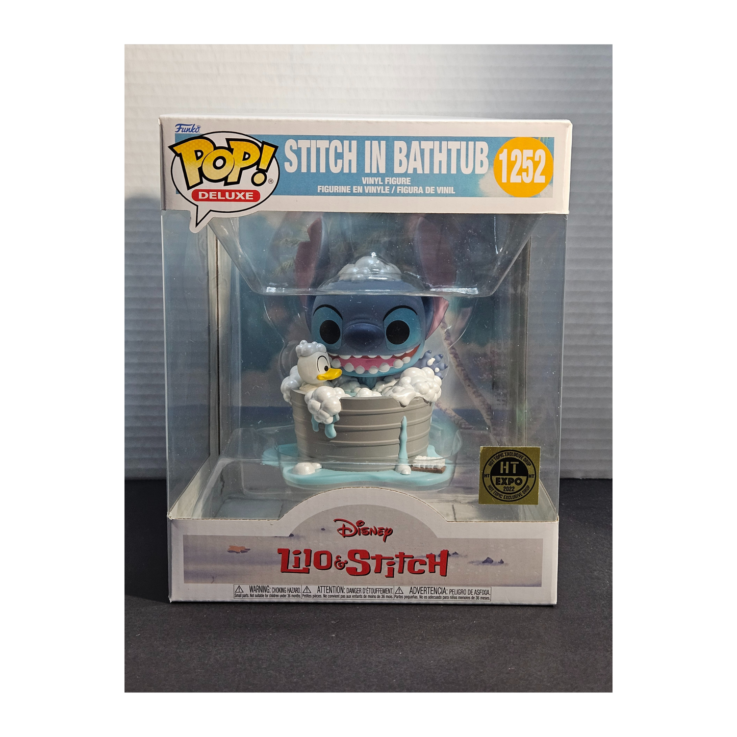 Funko Disney 1252 Stitch In Bathtub (HT Expo 2022 Ex.)