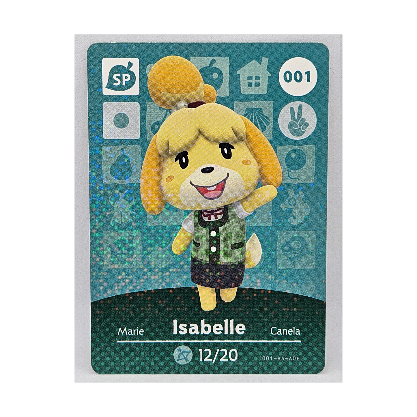 001 Isabelle Animal Crossing Amiibo Card Series 1