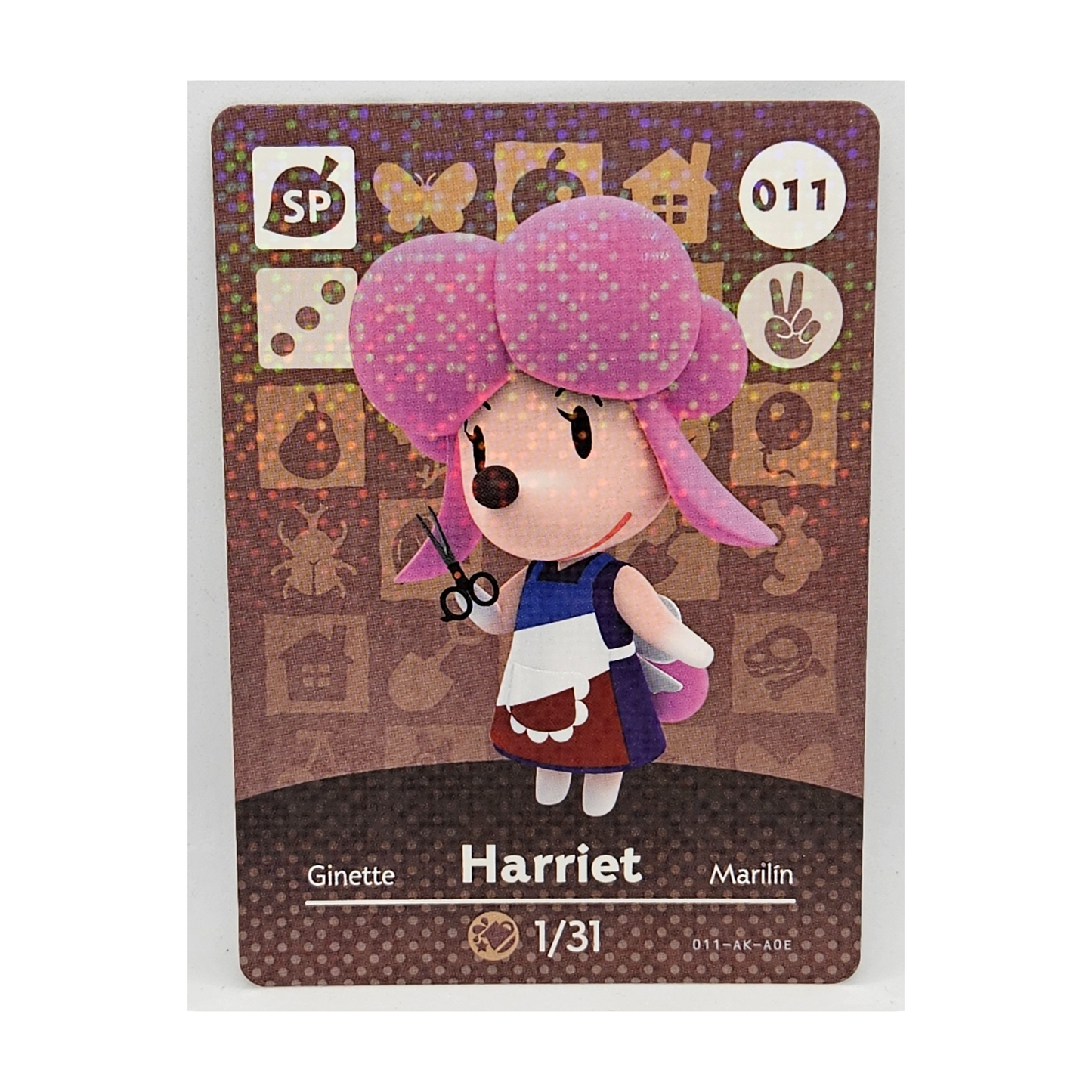 011 Harriet Animal Crossing Amiibo Card Series 1