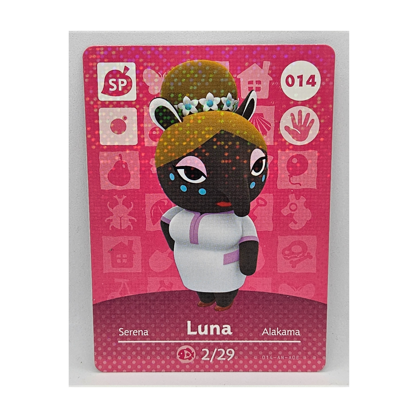 014 Luna Animal Crossing Amiibo Card Series 1